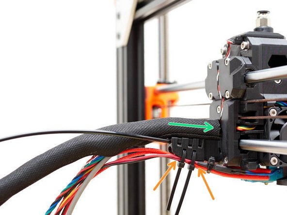 The textile sleeve should be 13mm outside diameter and 490mm long.