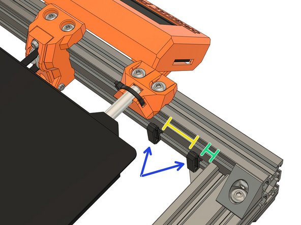 The placement of the cable clips doesn't need to be particularly precise.