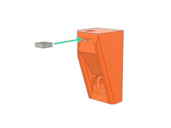 Attach the psu_upper_mounts on the silver PSU body. Tighten the M4 screws completely.