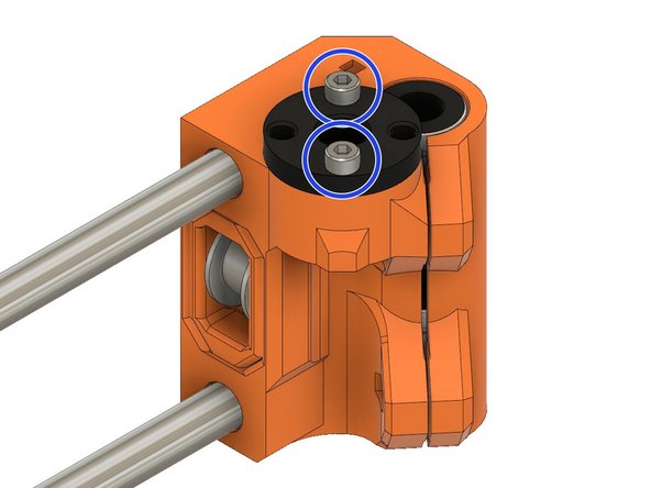 Insert a trapezoidal nut on top of x_end_idler.