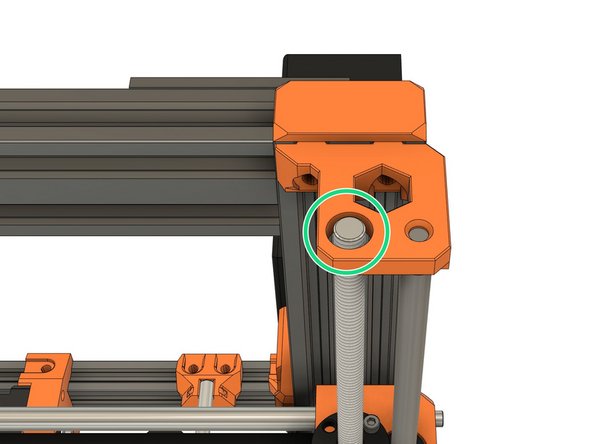 Verify that your Z lead screw is not touching the Z tops holes. If it is touching release the pressure from the X smooth rods tensioning screws like explained in the previous step.