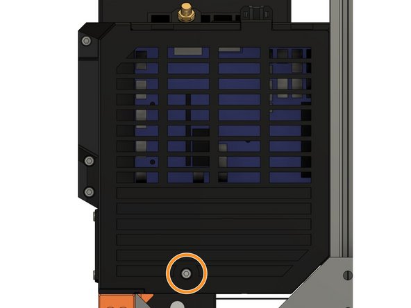 Then secure the lid to the case with 1x M3x10mm screw.