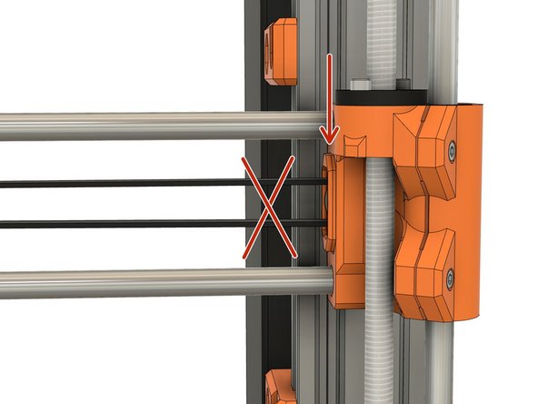 Verify the x_end_idler_tensioner is not sticking out of the x_end_idler.