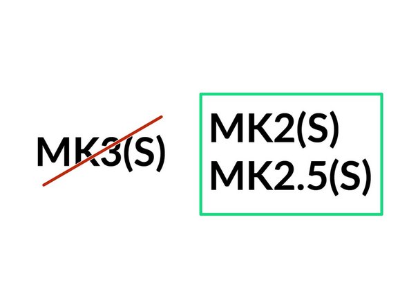 The next steps are for the MK2(S) or MK2.5(S) only.
