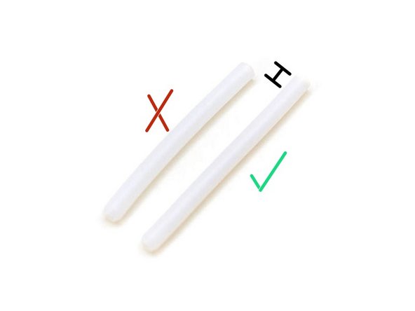 The Bear extruder uses a PTFE tube length of 50mm. It is the same PTFE tube as MK2S, MK2.5 (non-S) and MK3 (non-S). The original Prusa MK2.5S or MK3S extruder is using a PTFE tube length of 44.2mm which will be too short for the Bear extruder.