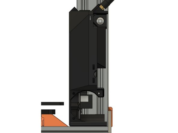 Tighten both screws that attach the case to the frame firmly.