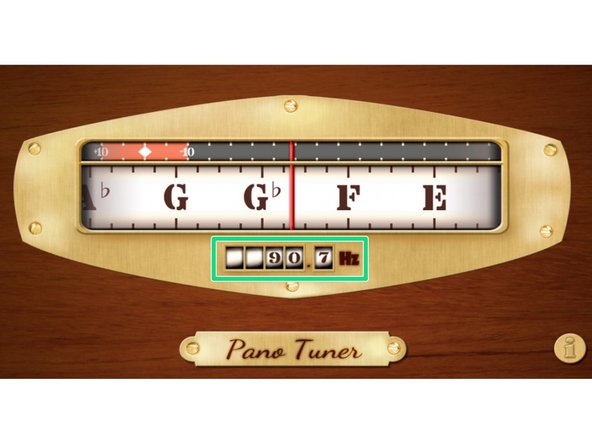 Adjust the belt tension until you have a frequency close to 90Hz (for a standard 6mm belt). Between each adjustment, move the heatbed back and forth along the whole length of the Y axis and then centre it again.