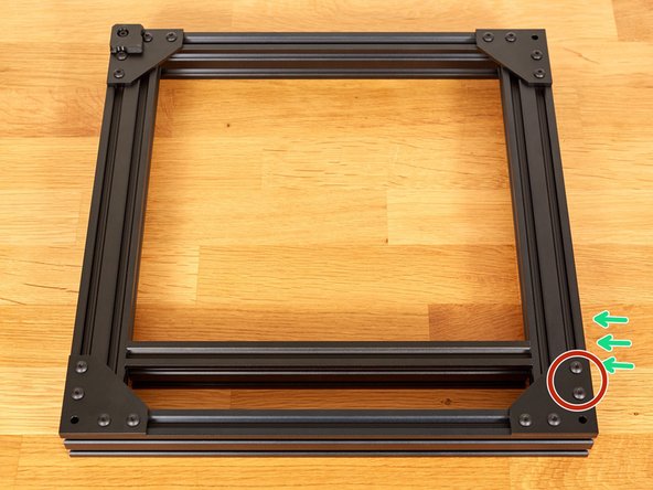 Move down the assembly with and position the 3D printed foot on the left and back.