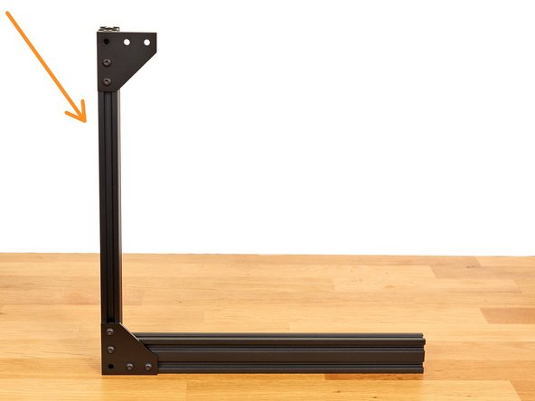 Place the assembly vertically.