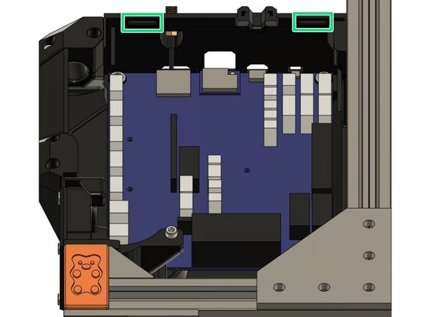 Then secure the lid to the case with 1x M3x10mm screw.