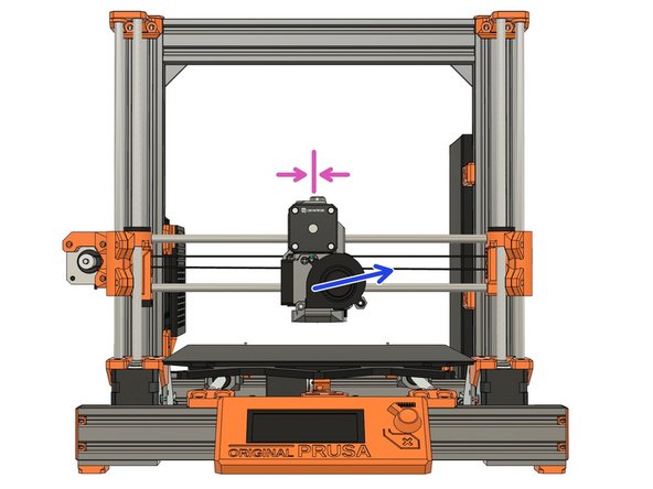 This step is for all types of X axis. However, you may not be able to be as precise when using an original Prusa axis.