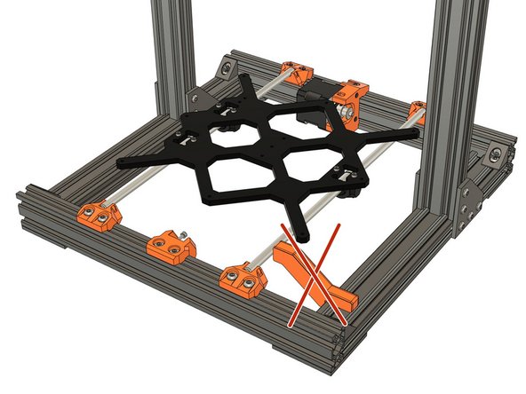 Move the Y carriage to the front and tighten the right-front y_rod_holder incrementally.
