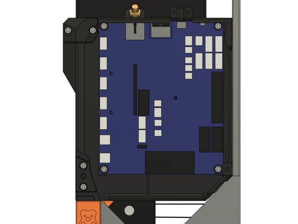 Both the extruder wire bundle and the heated bed wire bundle will be secured with the board_cable_clamp_extruder and the board_cable_clamp_bed (picture 2).