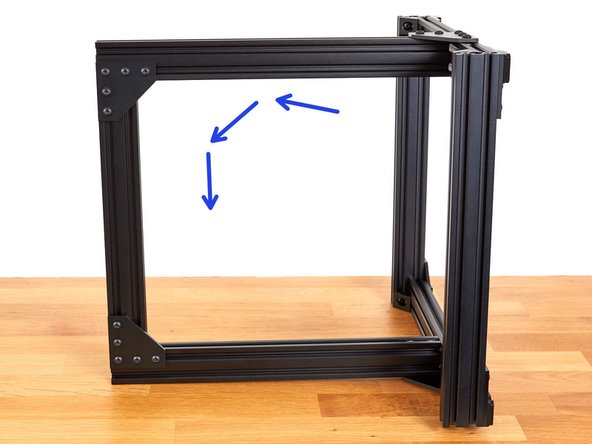 Put the frame on its side.