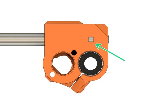 Ensure that the smooth rods are fully inserted by checking the little windows on top and bottom.