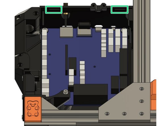 Then secure the lid to the case with 1x M3x10mm screw.