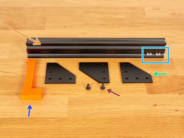 Prepare the following parts: