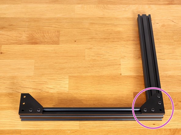 1x previous extrusion and plate assembly