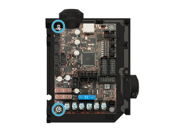 Remove the Rambo cover door and unscrew the M3 screws holding the cover.