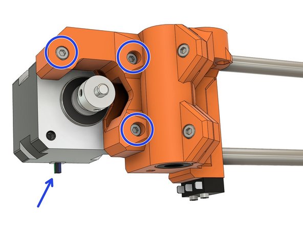 Position the 2GT 16T pulley so that approximately 3.5 to 4 mm of the motor shaft protrudes. Ensure the pulley is not touching the motor.