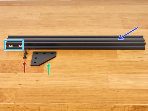 1x 290mm (same extrusion as previously).