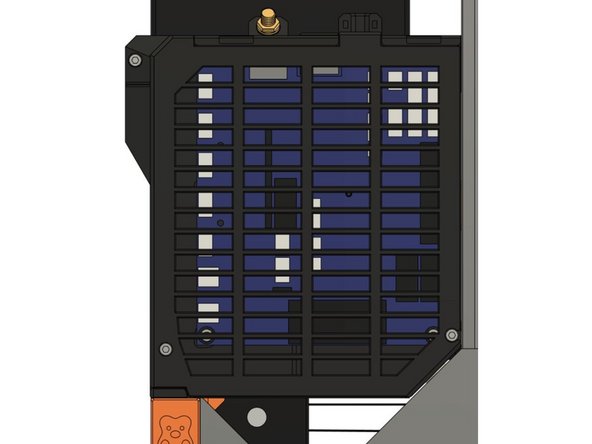 Then secure the lid to the case with 2x M3x10mm screws.