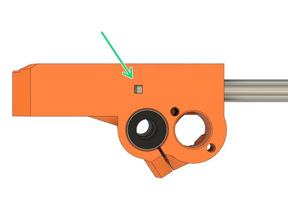 Slide the two 370mm smooth rods in the x_end_motor.