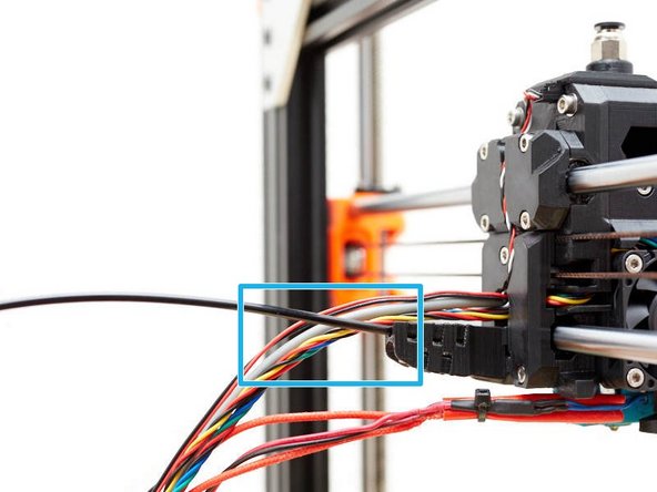 If you do not have the textile sleeve, these instructions apply to the plastic spiral wrap as well.