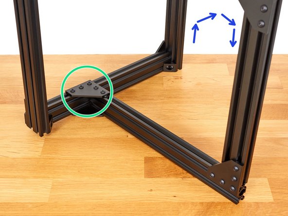 Put the frame on its other side.