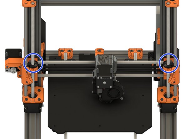 If you have applied tension to the belt, unscrew the belt tensioner on x_end_idler until the belt is relaxed.