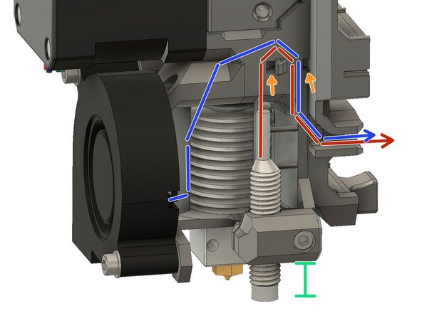 Slide an M3x10 screw in the pinda_mount and engage the square nut, but do not tighten.