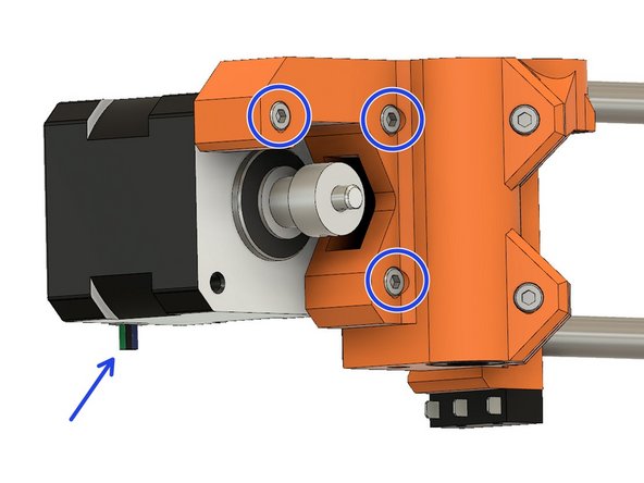Position the 2GT 16T pulley so that approximately 3.5 to 4 mm of the shaft protrudes. Ensure the pulley is not touching the motor.