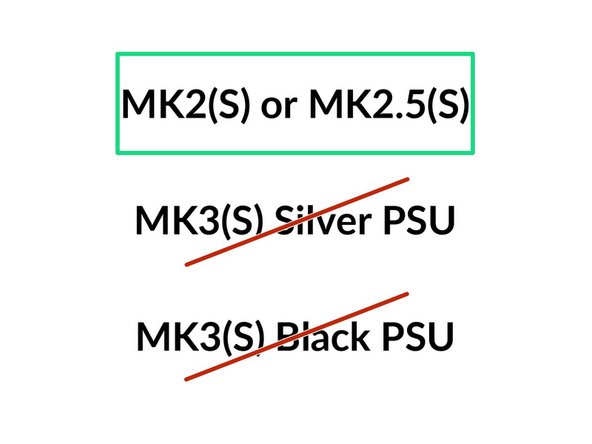 This step is for the MK2(S) or MK2.5(S) only.