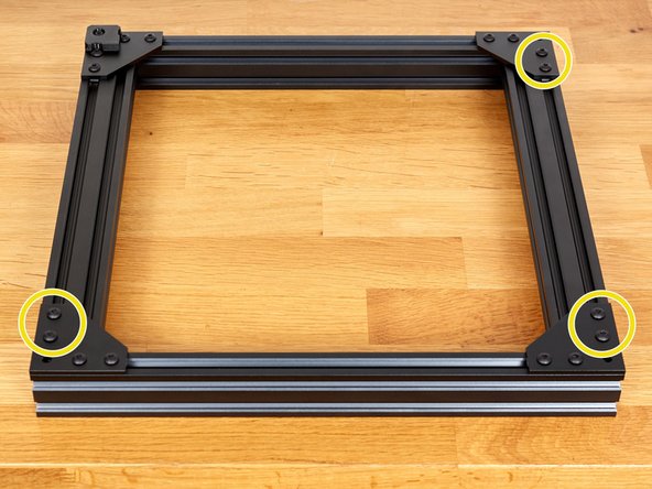 Check that all 6, of the recently added, M5x10 screws are fully tightened.