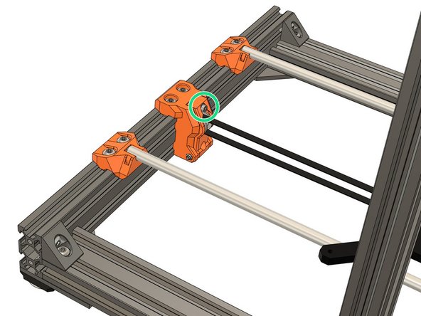 Pluck the lower portion of the belt to make a sound. Don't pluck it too hard as it might touch the y_belt_holder and distort the sound.