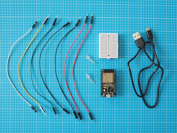 Gather your components and take a moment to identify them.