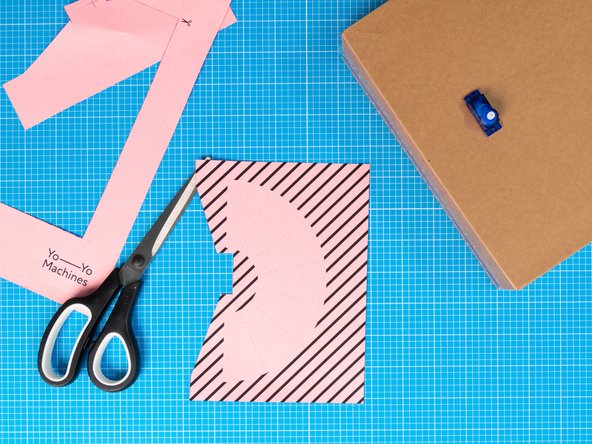 Print the dial template directly onto a piece of card or paper. A brightly coloured piece of thin printable card is ideal. Make sure to print at 100% scale on A4 paper.