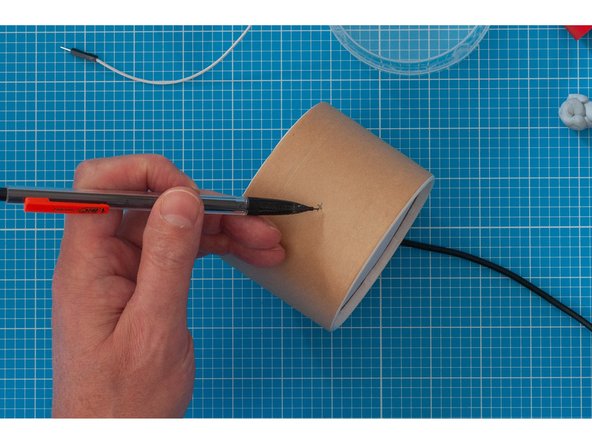 The capacitive touch button is how you operate the Light Touch device. In this example, we will make the button out of aluminum foil, but other metallic elements (e.g. washers, coins) also work.