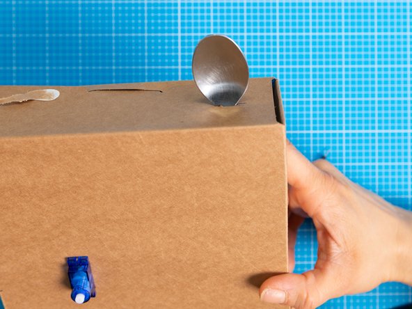 Cut the slit with sharp scissors.