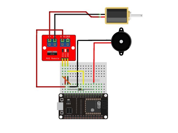 To increase sensitivity of the sensor, add two jumper leads between ground (GND) and D26 &amp; D25 on the ESP32S.