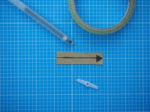 Measure, cut and decorate your dial pointer.