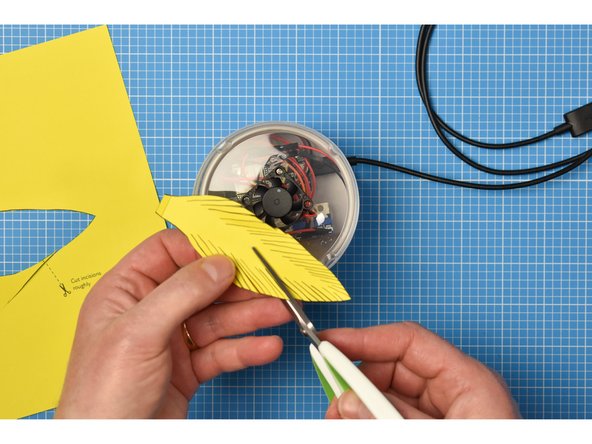 The Flutter By Feather Templates PDF features outlines for the feathers. Print these directly onto colour paper or trace them if you are using more specialist paper that would be difficult to print on.
