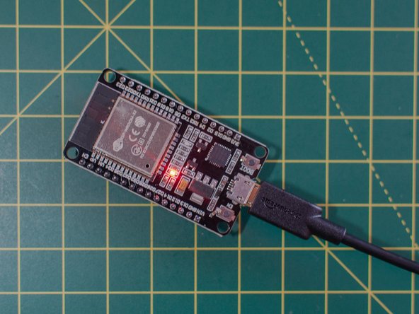 If you have another device to set up, you can repeat the previous step with the second ESP32S board.