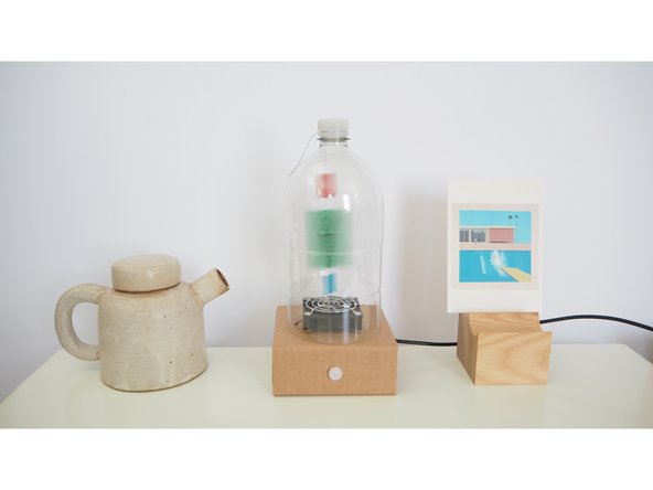 Once paired with a second device, any movement detected by the PIR sensor on one device will trigger the fan in its partner to turn.