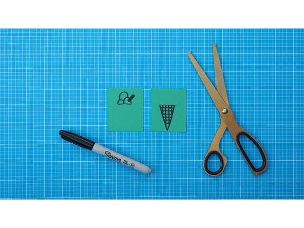 Now make the drawing for the Thaumatrope. Either use our PDF template or draw your own onto coloured paper - 6cm wide by 5cm high .