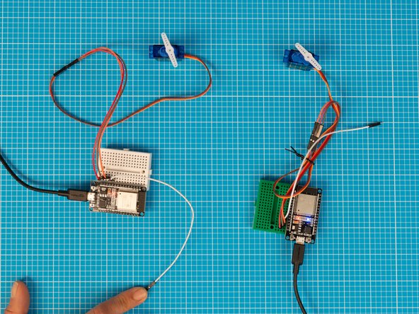 If you're building devices remotely, you'll have to coordinate testing with your partner.