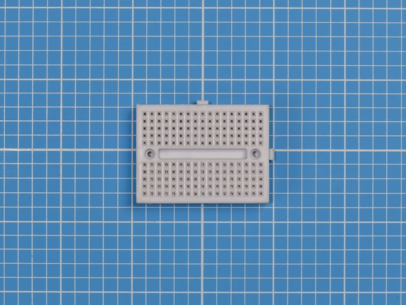 Bread boards are used to create quick connections between electronic components.
