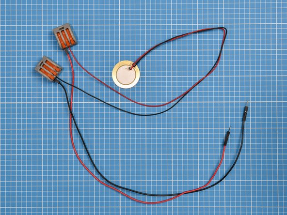Trim the lead insulation a little to expose at least 1cm of wire.