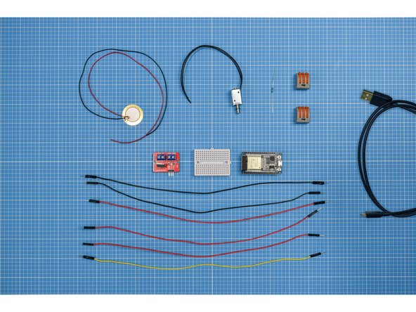Gather your components and take a moment to identify them.
