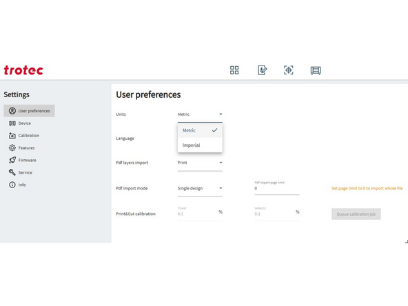 Files can be imported with the wrong units. Checking the overall job dimensions helps prevent surprises.